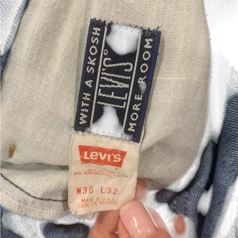 Levi's Vintage Blue Relaxed Jeans  Mens